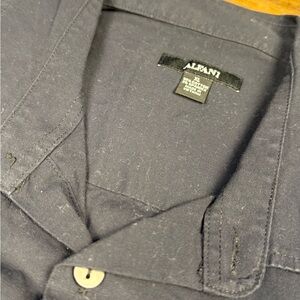 Alfani Charcoal Button-Up Shirt
